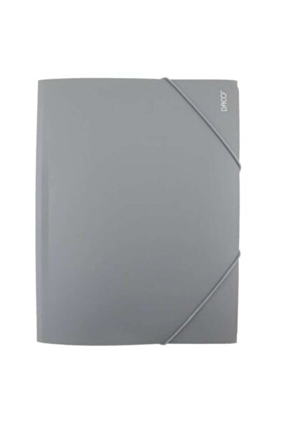 Daco Mapa plastic cu elastic A4 Gri