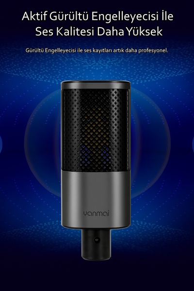 Yanmai MICPRO X2 Kardioid Condenser Stüdyo Mikrofonu