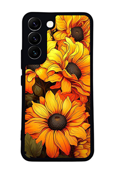 BGAKSESUAR حافظة سوداء متوافقة مع هاتف سامسونج جالاكسي S22 - سيليكون ناعم، وا...