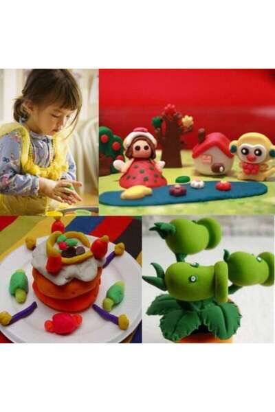 Ecada Plastilina Ecada, 180 g, 12 Culori