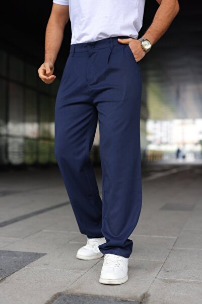 Nnstartshopping Men's Elastic Waist Baggy Pants