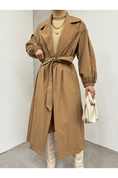 HİJABAYA Καμπαρντίνα με ελαστικό μανίκι με επένδυση με ζώνη