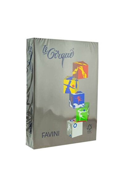 Favini Hartie Colorata A4, 80 g/m², 500 Coli/Top, Culoare Neagra