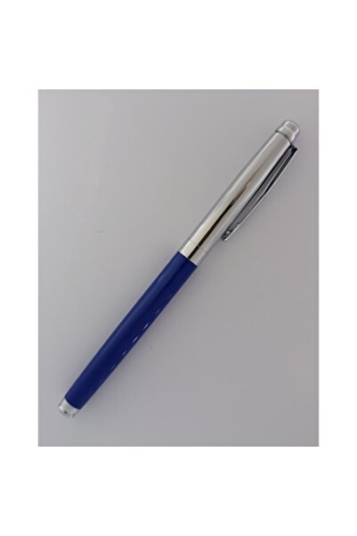Ecada Stilou metalic albastru, ECADA, penita ascunsa, lucios
