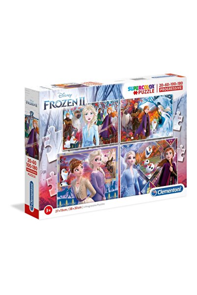 CLEMENTONI Set, Clementoni, Supercolor, Frozen 2, Puzzle, 21411, Pentru fete,...