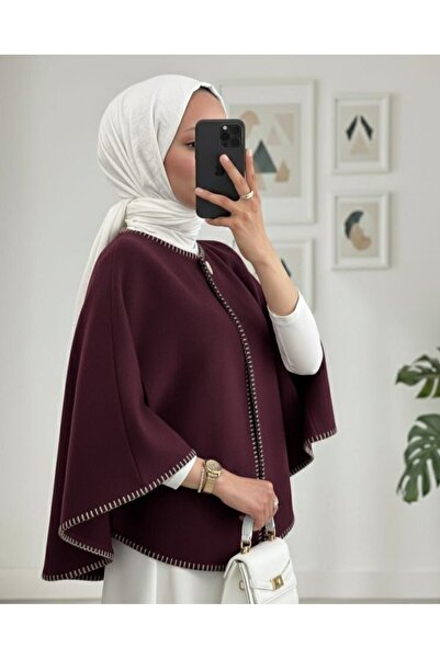 Modamorfo Poncho cu buzunare cusute Çoban