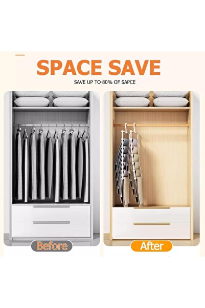 Generic Cloud Ladder Pants Hangers, Space Saving (2-Pack)