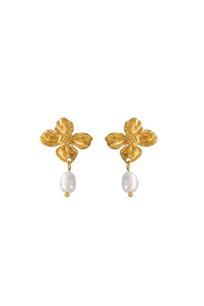 MIIRO Cercei Dhalia Pearl Gold