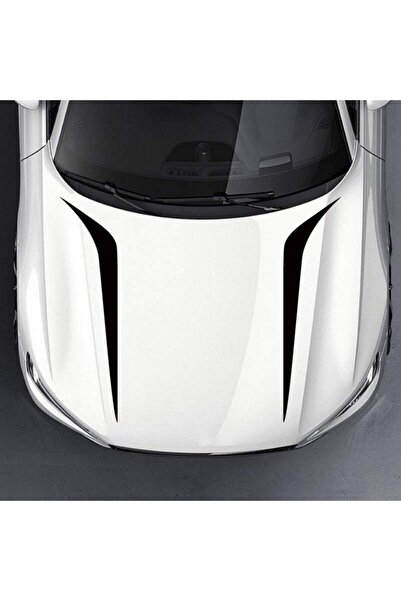 Avex Set de 2 stickere autoadezive Tuning, model „Hood Stripes V2”, dimensiun...