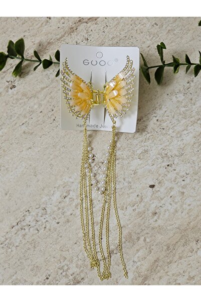 EVOO Sallantılı Taşlı Kelebek Toka