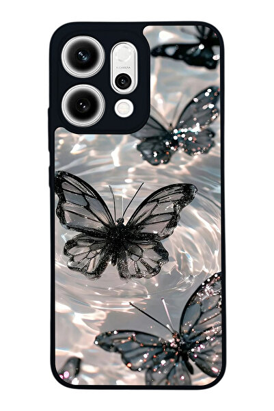 OPPO Reno 14 Mat Uyumlu Siyah Kılıf – Yumuşak Silikon, Koruyucu, Şok Emici Kapak