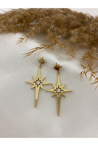 XUPING JEWELRY أقراط ستيل شيبينغ على شكل نجمة الشمال