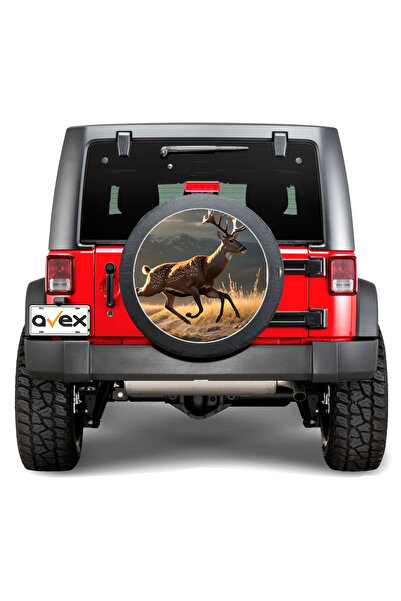 Avex Autocolant auto „Roată de rezervă” rezistent la intemperii și UV, diametru 55 cm, Cod: AVX-RR06