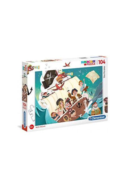 CLEMENTONI , Pirates, Puzzle, Unisex, 6+ years, 104 pcs