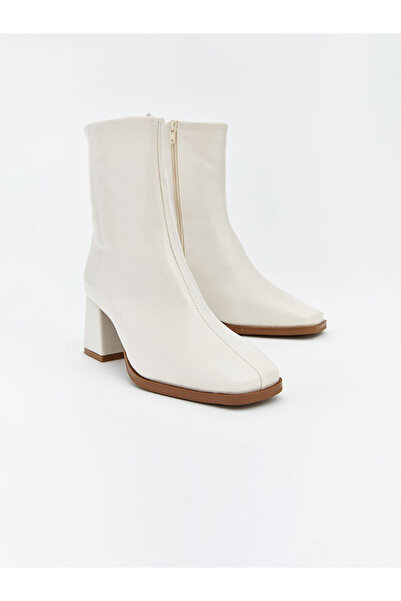 LC Waikiki Süet Görünümlü Kadın Topuklu Bot