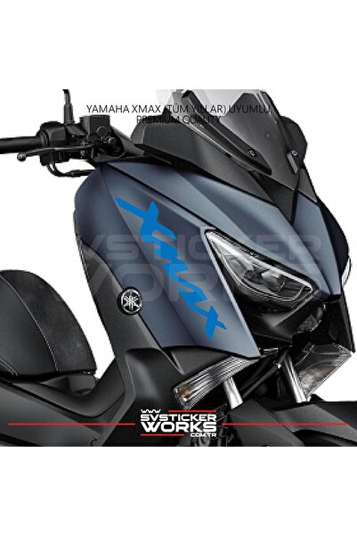 ARONA ملصق مكتوب عليه YAMAHA XMAX، ملصق مكتوب عليه نص على الجانب، ملصق مزدوج