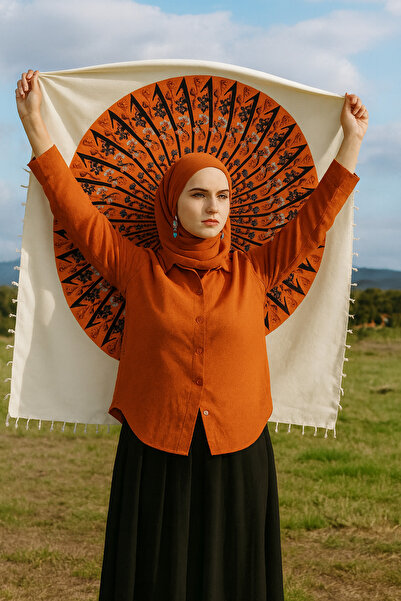 ŞIK VE MUTLU Mandela Ethnic Scarf Shawl
