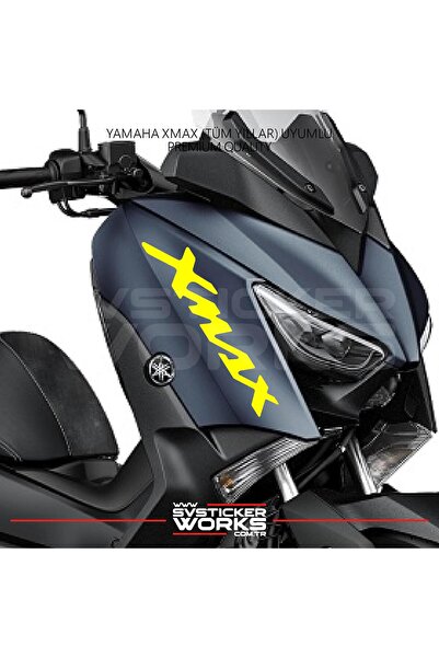 ARONA ملصق مكتوب عليه YAMAHA XMAX، ملصق مكتوب عليه نص على الجانب، ملصق مزدوج