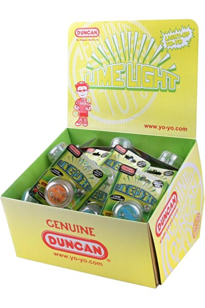 DUNCAN Limelight Yo-Yo (LED Light-Up, Polycarbonate, Beginner)