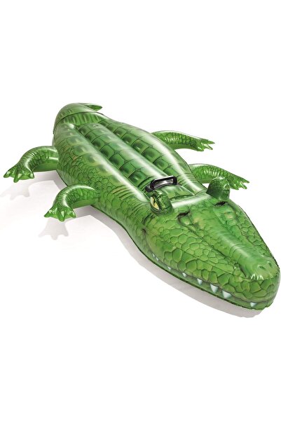 BESTWAY Inflatable Crocodile Pool Ride-On Float