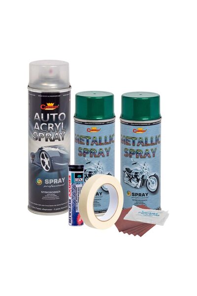 Avex Kit complet reparatie si vopsire jante culoare Verde Metalizat, V2