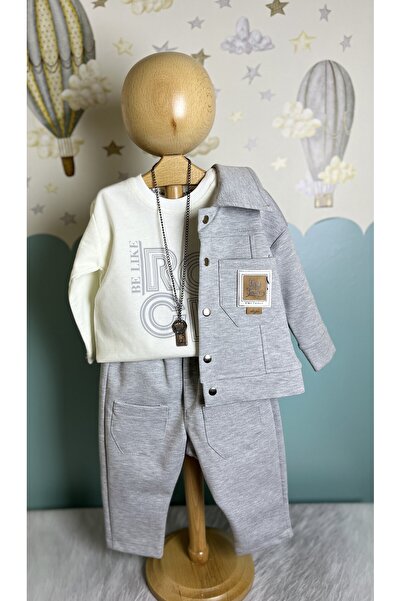 Butik Ceketli Rock Takım Erkek Bebek