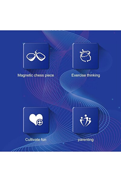 Generic Magnetic Chess Set - Portable Magnetic Chess Board for Travel & Family