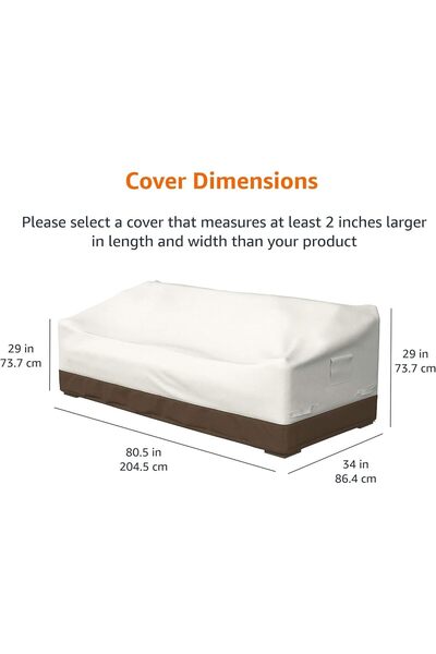 Amazon basics Griffin 3-Seater Patio Sofa Cover