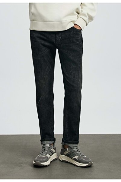 Lufian 112200263 Quel Sport Jean Men's Pants Slim Fit Men's Jeans Gray