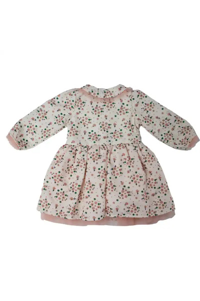 CNS Concept Tuly Flowered Ecru Dress