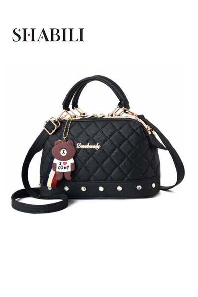 SHABILI Women PU Shoulder Crossbody Satchel Tote Handbag With Capacity Multi-...