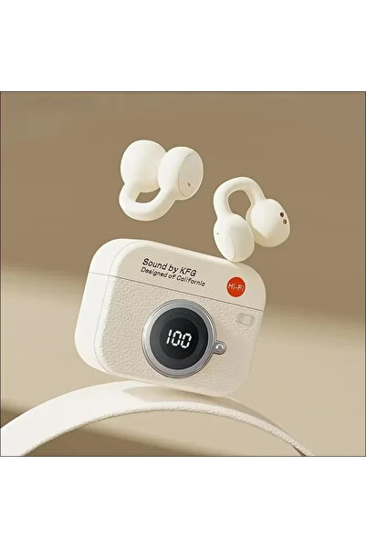 Generic TWS Wireless Bluetooth Headphones Sport Stereo Earbuds Retro Camera Style