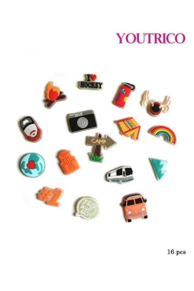 Youtrico Cute Glow-in-the-Dark Jibbitz Charms for Crocs - Slipper Ornament Set