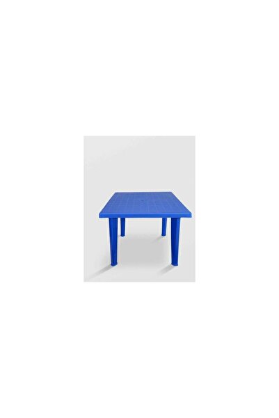 sterk Practical Blue Plastic Garden Table - 90x90 cm