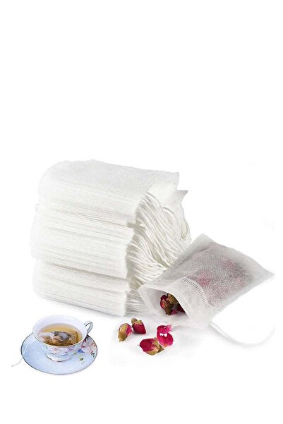 Generic 100Pcs Disposable Drawstring Tea Filter Bags (5x7 cm)