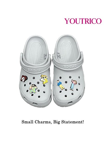 Youtrico 5pc Cartoon Character Jibbitz Charms for Crocs - Cute Slipper Ornament