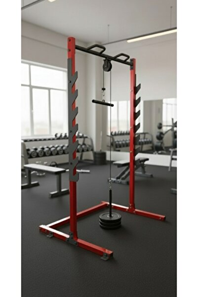 RADASPORT Squat rack Lat-pulldown Barfiks Bench-press Halter standi