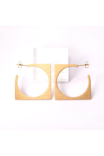 Choice EA547402G 316L Stainless Steel Big Stud Earrings Gold Color Ear Stud for Women Fahion Jewelry Party