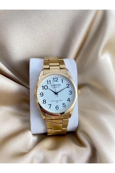 Samstar Smstr27 Classic Metal Men's Wristwatch with Numerals