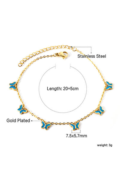 Choice 185KG LUXUKISSKIDS Fashion Red Black Heart Anklets For Woman/Girls Charms Leg Bracelet Stainless Ste