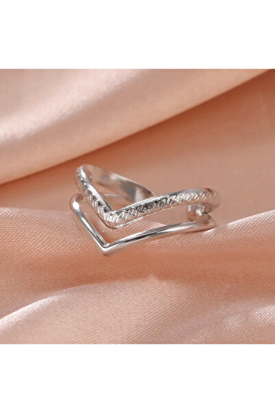 Choice خواتم نسائية من الفولاذ المقاوم للصدأ من Skyrim بتصميم هندسي على شكل ق...