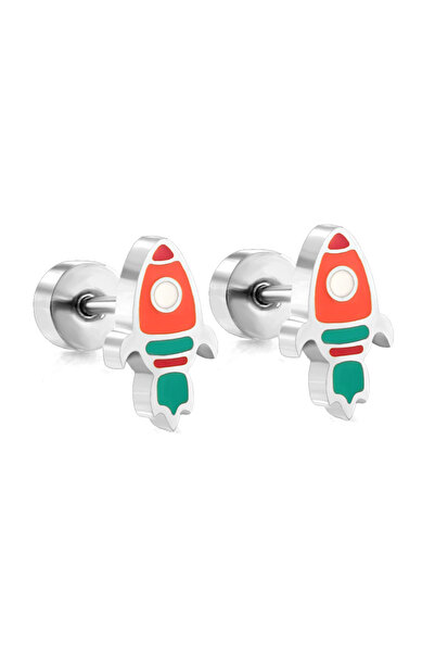 Choice 207S LUXUKISSKIDS Cute Surgical Studs Earrings For Woman/Girls Gifts Stainless Steel Camera Duck Air