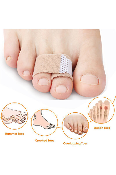 Choice6 النوع B-10 قطع من Pexmen، ضمادات تقويم أصابع القدم المطرقية، 1/2/5/10...