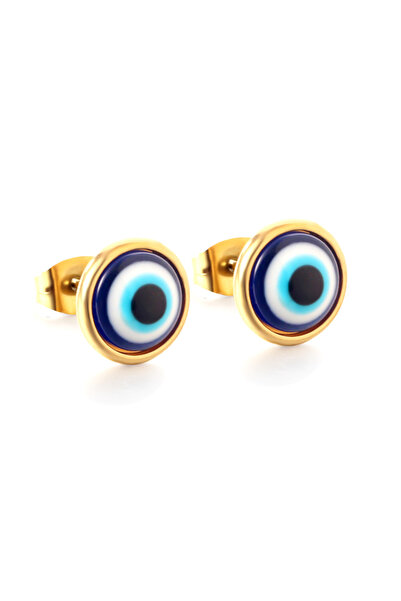 Choice EA57050KG Demon Eye Earrings Stainless Steel Gold-plated Party Unique Earrings for Girls INS Daily W