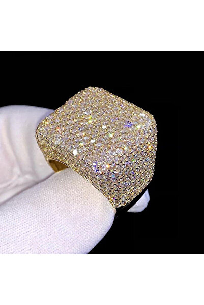 Choice 10 خواتم نسائية مربعة الشكل من مجموعة DJ119 Huitan مرصعة بزركونيا مكعبة لامعة لحفلات الزفاف والخطوبة N