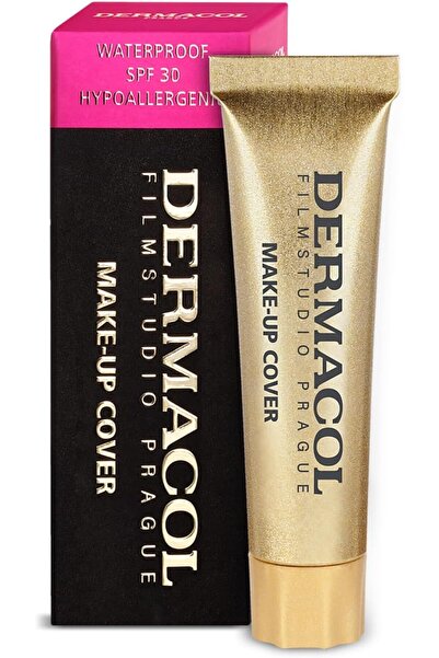 Dermacol كريم أساس سائل غير لامع بتغطية كاملة وعامل حماية من الشمس 30 ومقاوم ...