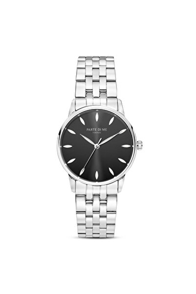 Parte di Me Orologio rund Damenuhr silberfarben und schwarz PDM09048