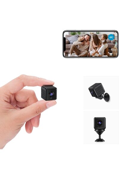 RADIOTRONICS AOBOCAM A18 Mini 4K HD WiFi Indoor Battery Security Camera (Motion Detection, Night Vision)