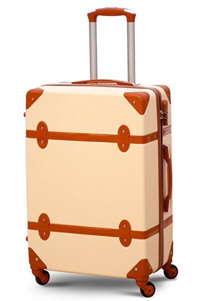 ZAAPPY Vintage Hard Shell Lightweight ABS 24 Inch (20-25kg) Luggage - Retro Classic Suitcase