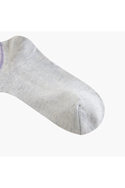 Juniors Textured Ankle Length Socks - Set of 7